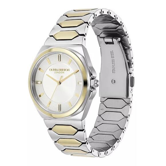 Olivia Burton London Women’s Analog Quartz Watch Two-Tone SS Bracelet 30mm main image 5